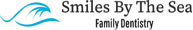 A logo for smiles by the sea family dentistry