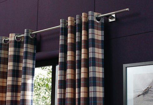 Tenda a quadri per finestra