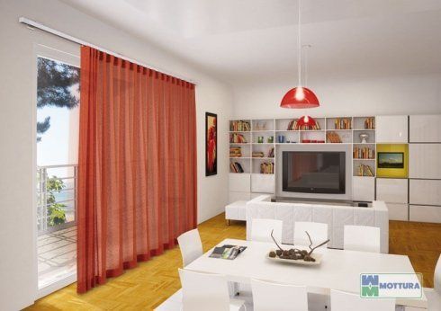 Tenda scorrevole per zona giorno