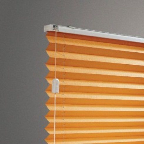 tenda plissettata arancione
