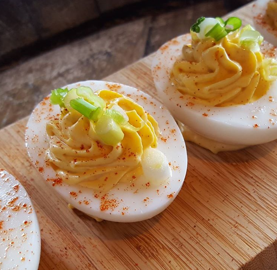 Photo of deviled eggs