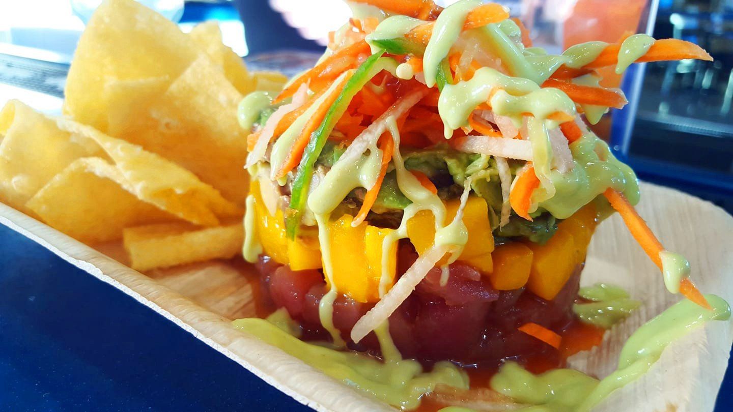 photo of tuna tartare