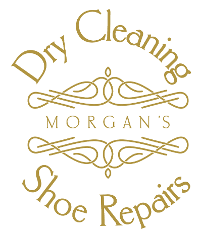 dry cleaning morgans shoe repairing logo