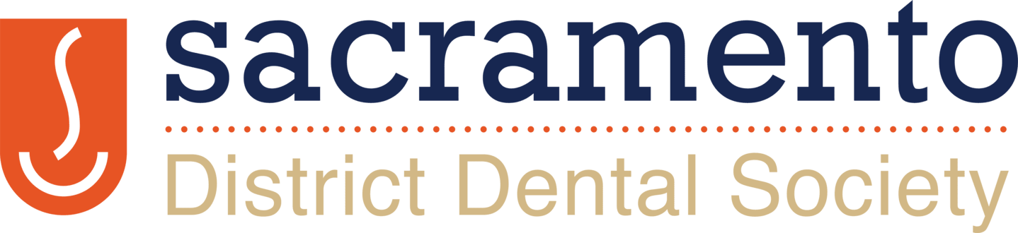 The logo for the sacramento district dental society