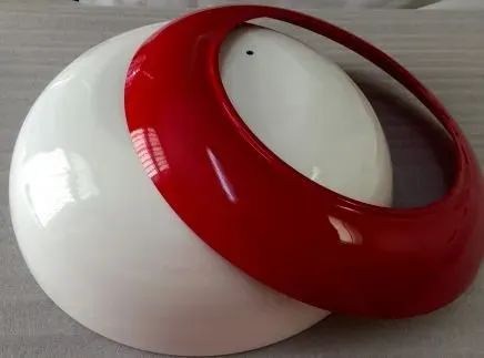 Red and White Paint Lamp Piece — Dandenong, VIC — Murrumbeena Industrial Spray Painting