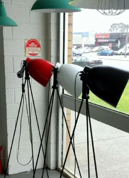 Three Stand Lamps — Dandenong, VIC — Murrumbeena Industrial Spray Painting