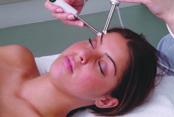 Image of woman receiving CACI treatment