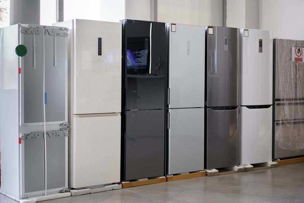Refrigerators in Various Colors on Display — Les Carman Cooling Solutions in Normanton, QLD