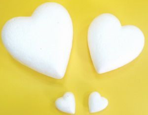 保麗龍實心愛心