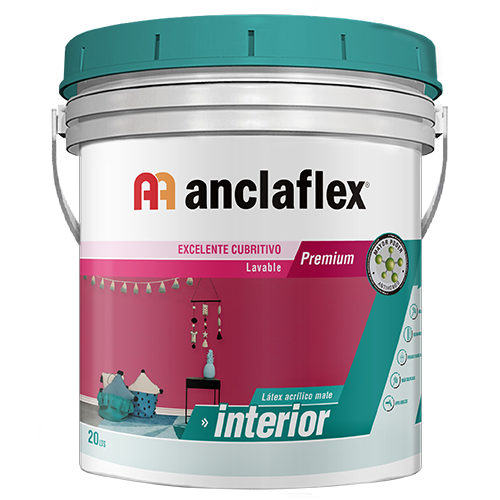 LATEX INTERIOR PREMIUM  ANCLAFLEX 1LT