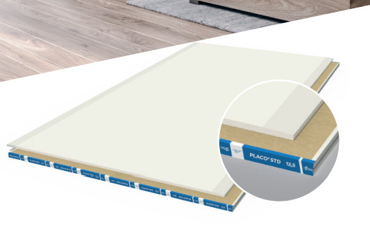 Placa de yeso 9.5 mm std