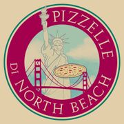 a pizza logo for pizzellie di north beach