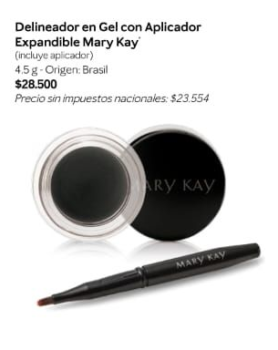 Delineador en gel con aplicador expandible Mary Kay