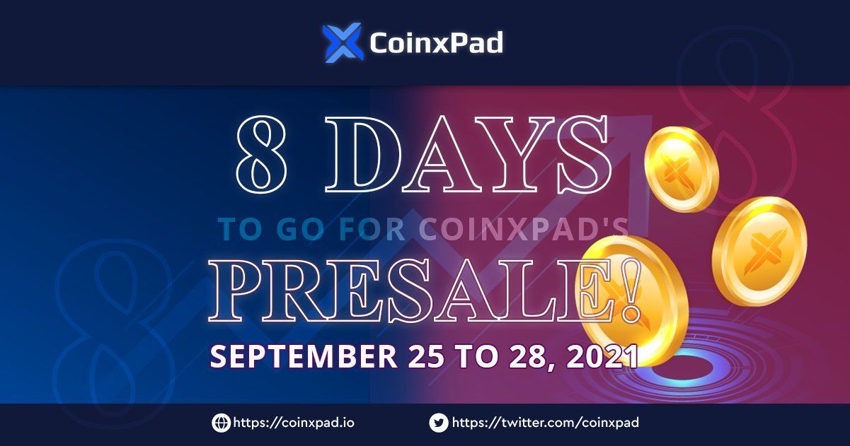 CoinxPad Presale to Kick off on September 25th