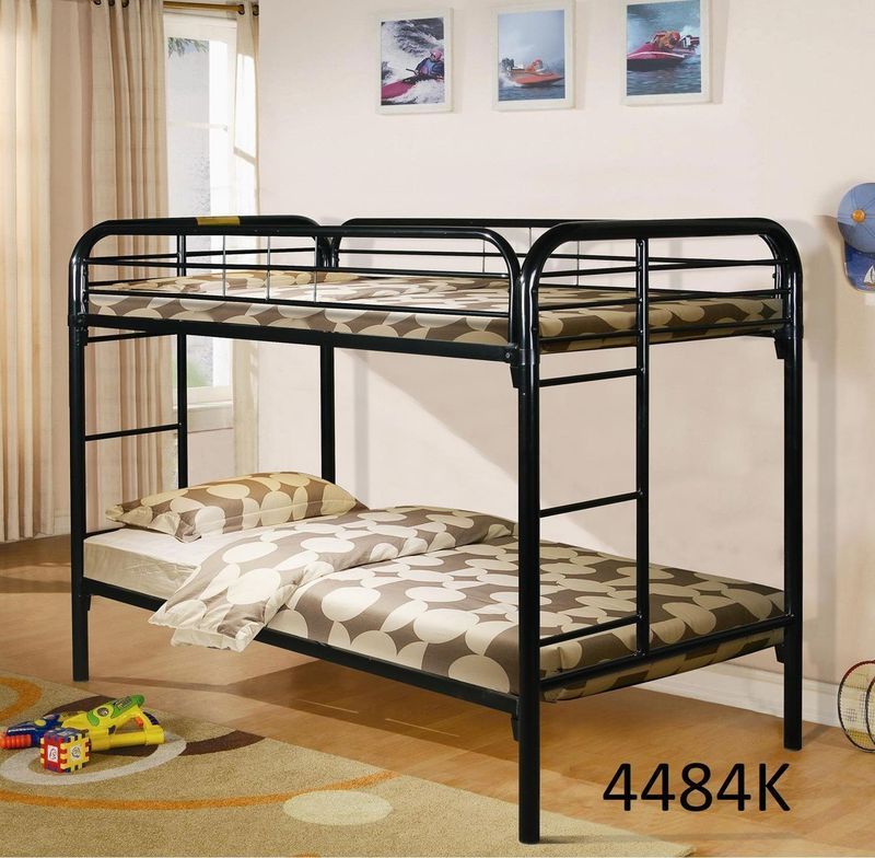 A bunk bed with the number 4484k on it