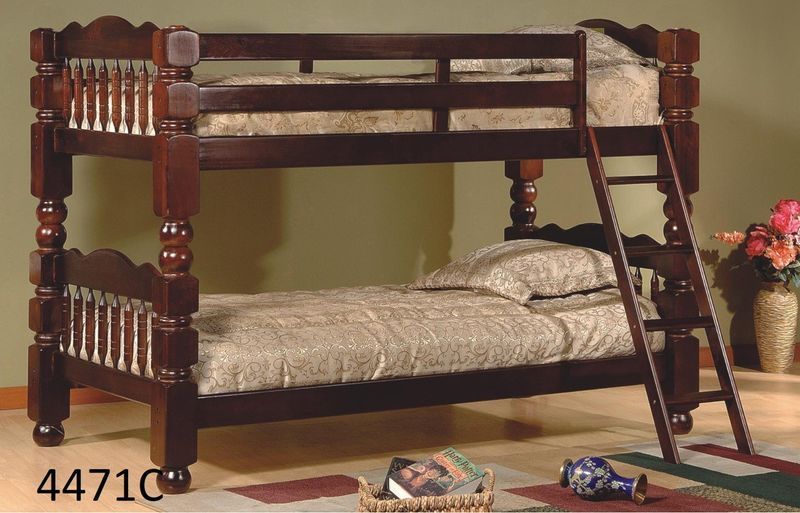 A picture of a bunk bed with the number 44710 on it