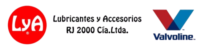 A logo for valvoline and lya lubricantes y accesorios