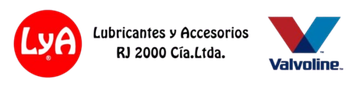 A logo for valvoline and lya lubricantes y accesorios