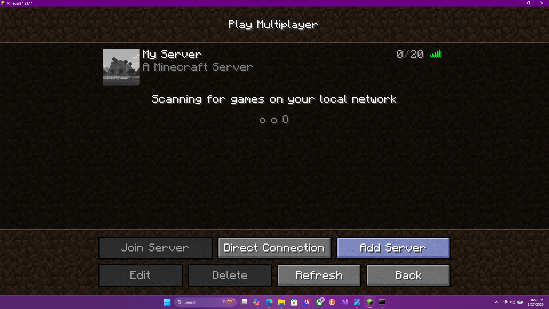 Server Startup Files