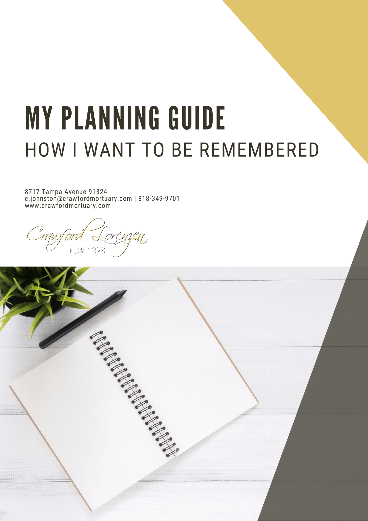 Crawford Lorenzen Funeral Pre-Planning Guide