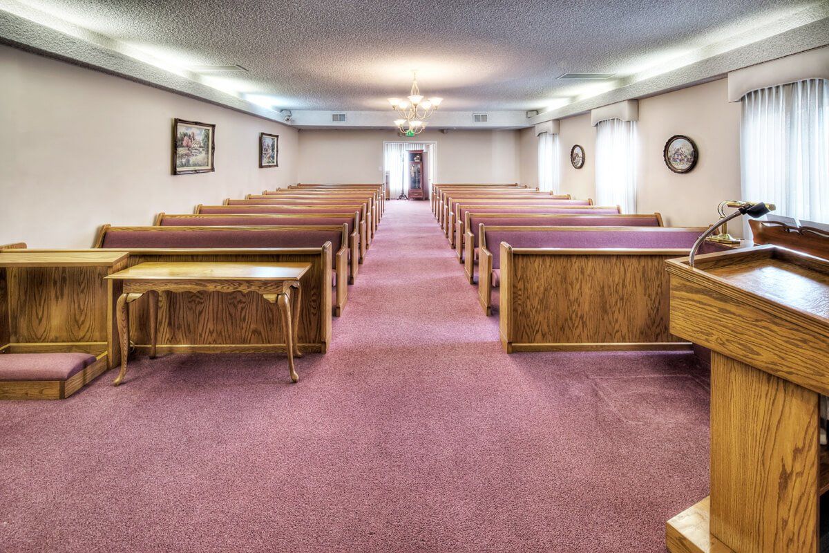 Crawford Mortuary's Chapel Front View