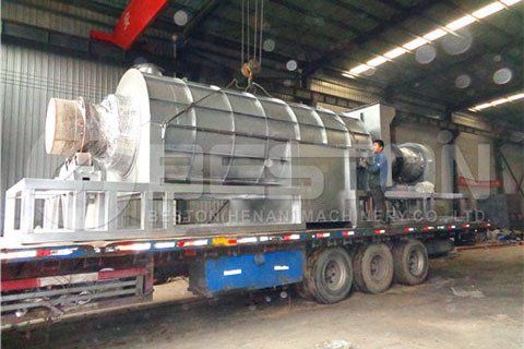 Charcoal Making Machine  to Ghana