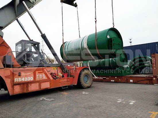 Tire to Oil Machine to Canada