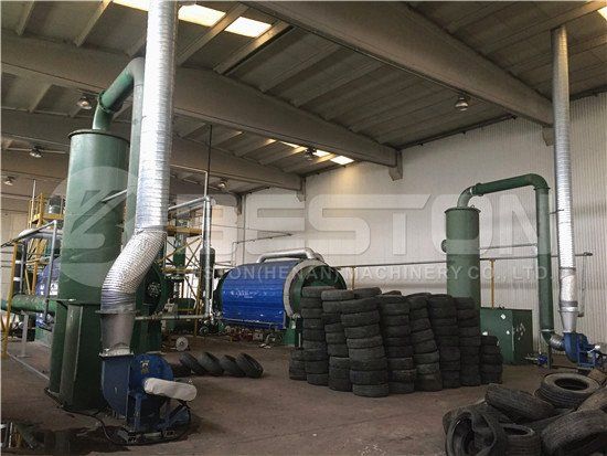 Tyre Pyrolysis Plant