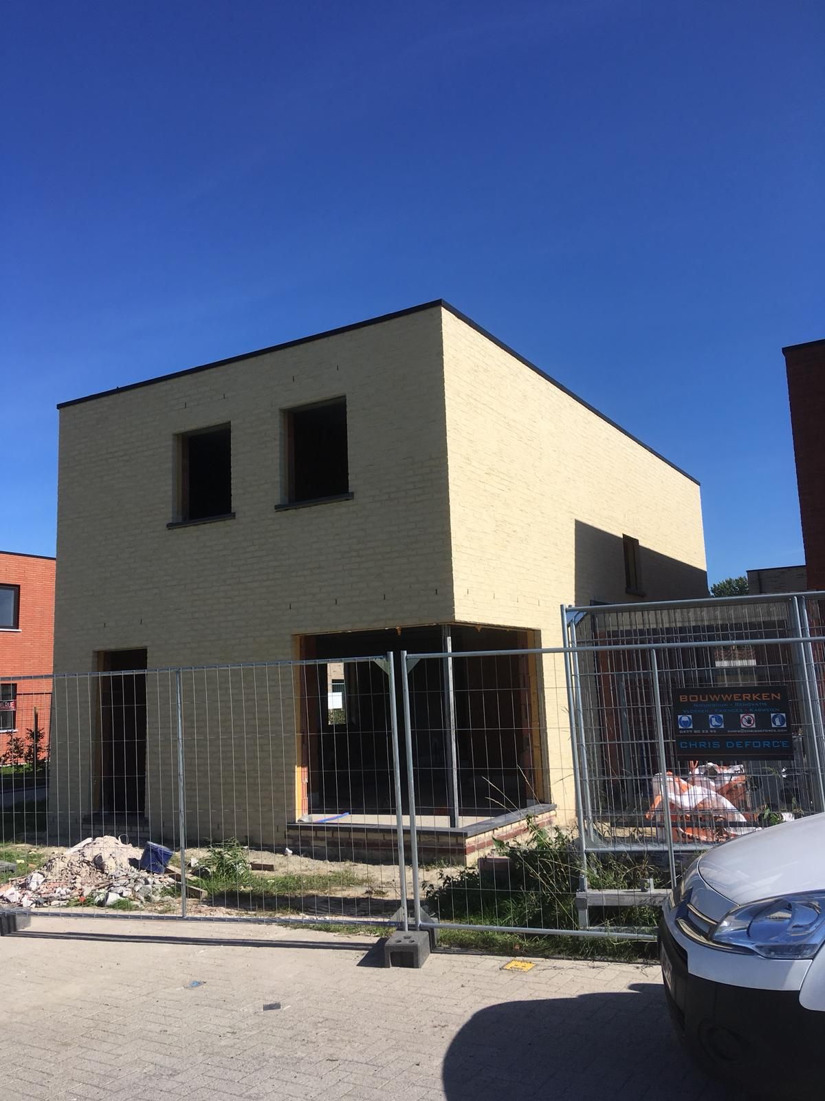 Nieuwbouw aannemer metser traditioneel Roeselare ruwbouw cdfbouw Deforce Chris 