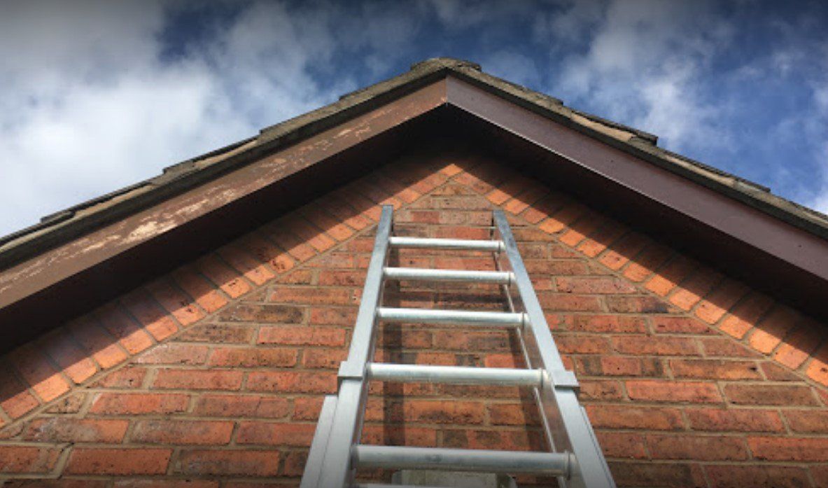 picture of a new gable fascia and soffit by Roofers Chesterfield