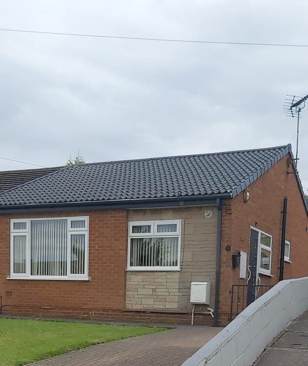 Roofers Chesterfield - replacement roof on a bungalow