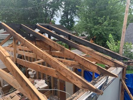 Roof Restoration Side - Rochester, IL - Midwest Storm Restoration IL