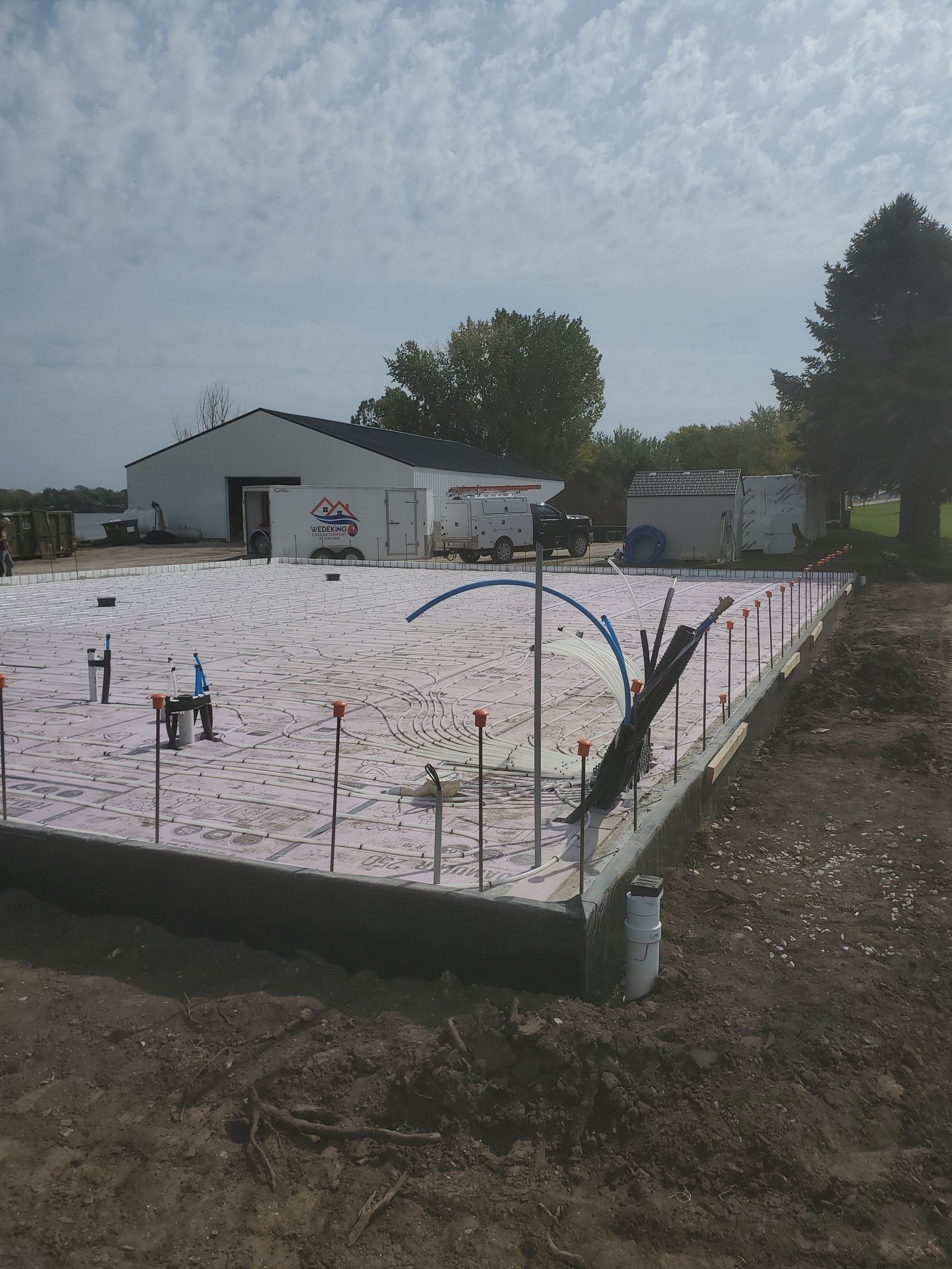 Infloor Heat Installation - Clarksville, IA - Wedeking Custom Comfort
