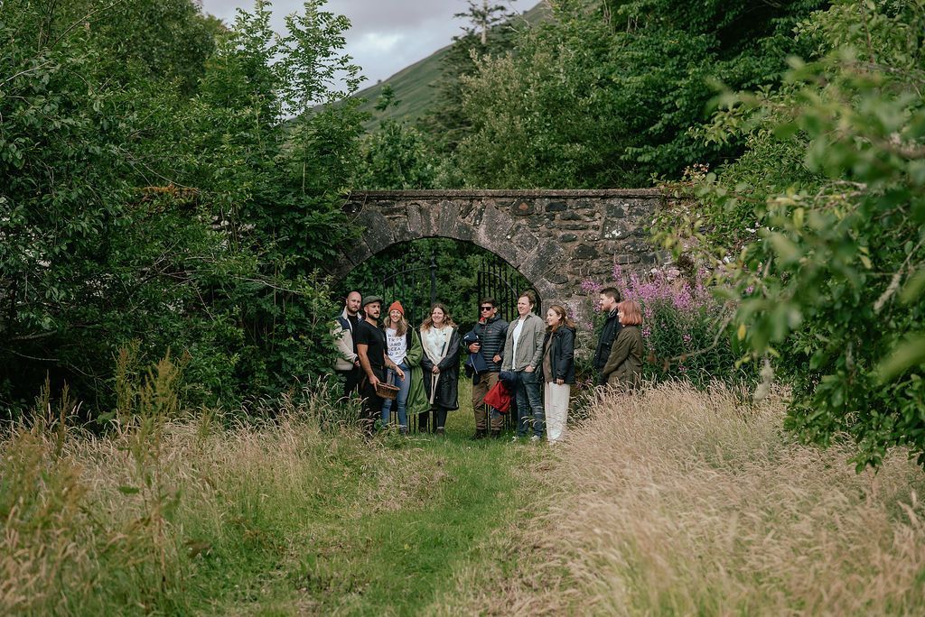 Guests on a food tour.