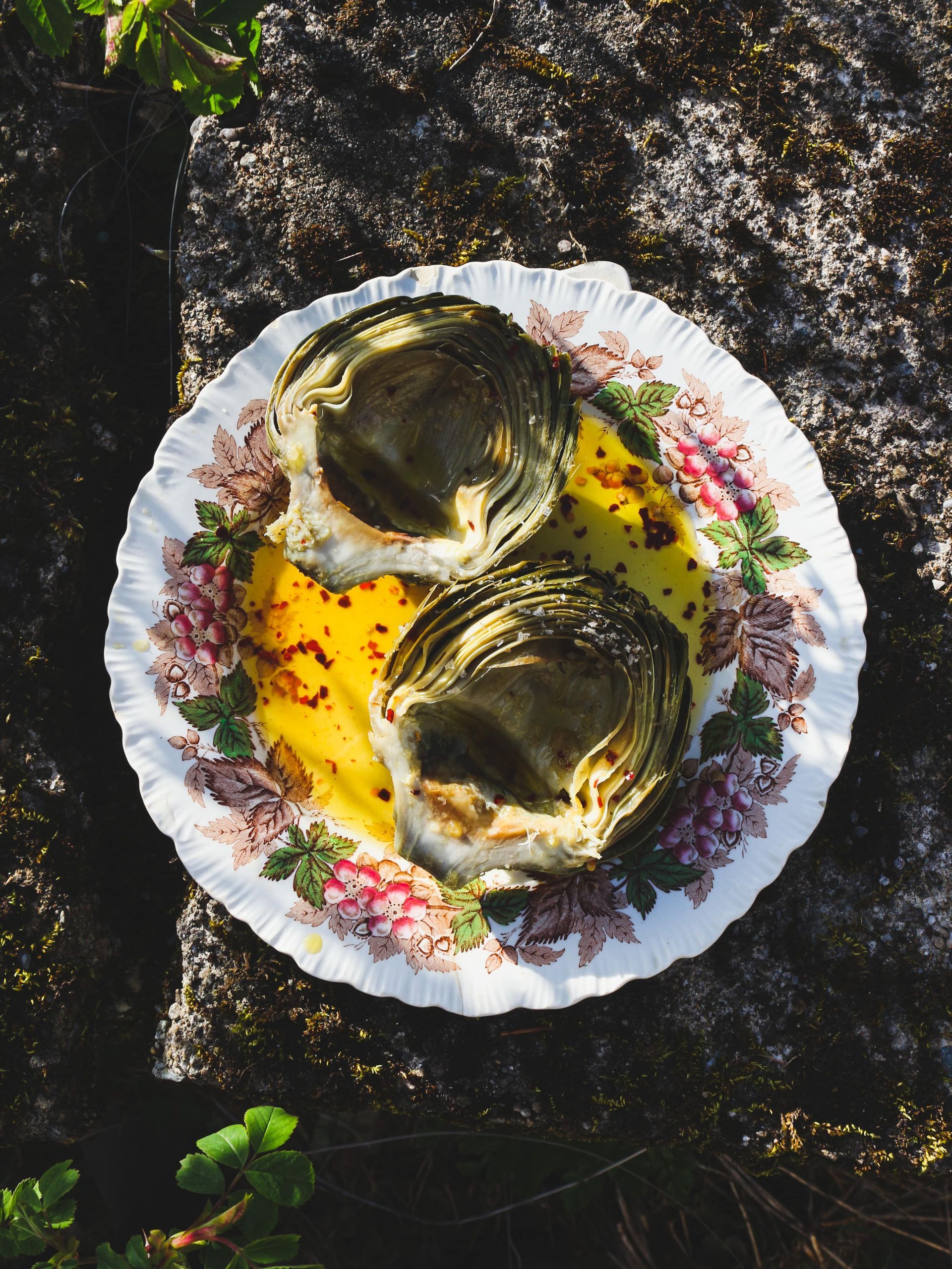 artichokes in olive oil
