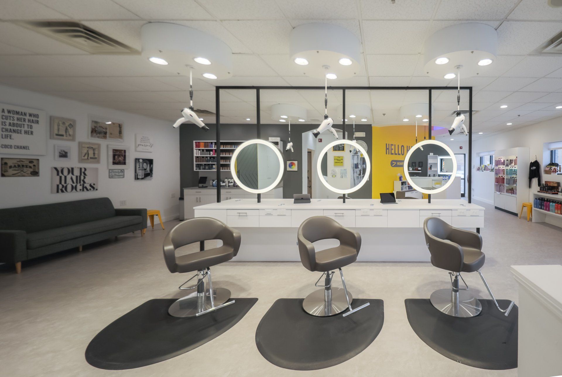 A clean salon can attract and retain clients