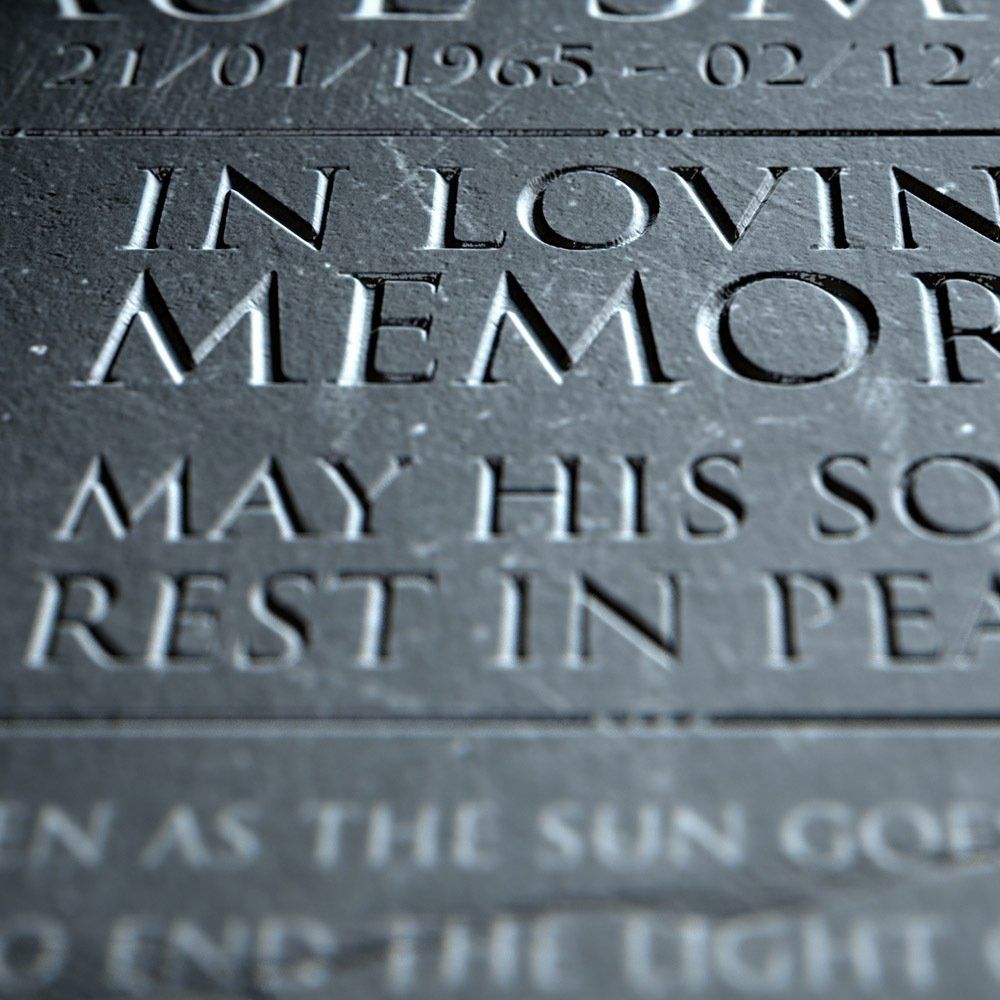 Memorial Lettering — Freeman, MO — Freeman Monument