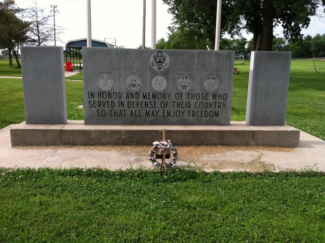 Monument For The Veterans — Freeman, MO — Freeman Monument