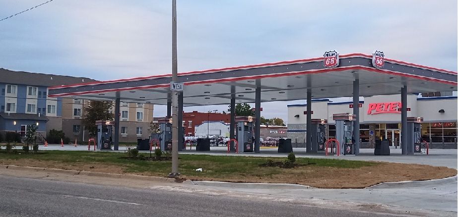 An artist 's impression of a building for air services