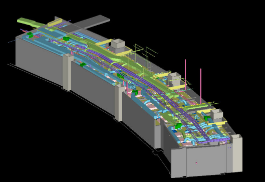 An artist 's impression of a building for air services