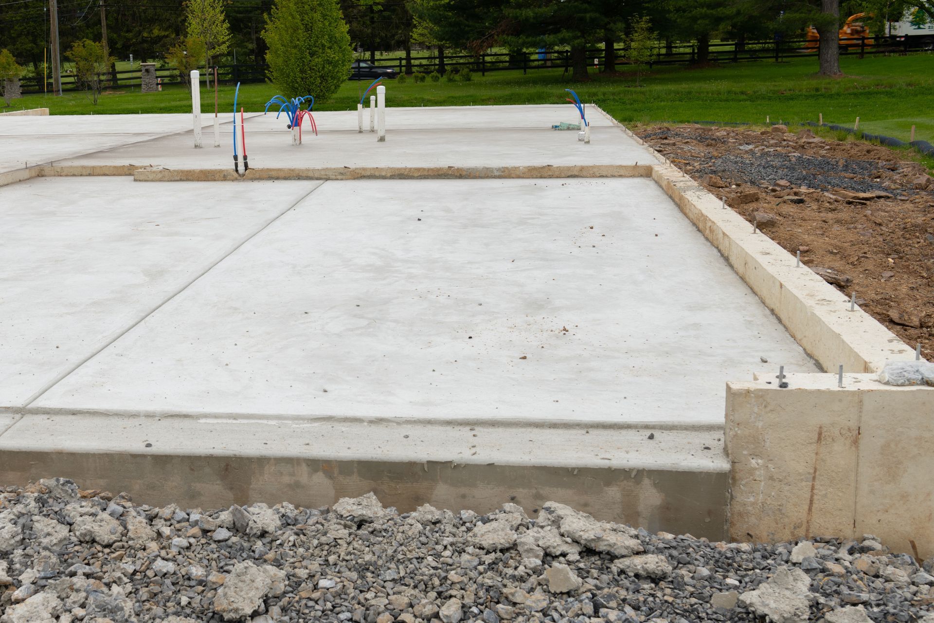 Concrete foundation for a homeowner in Abilene, Texas