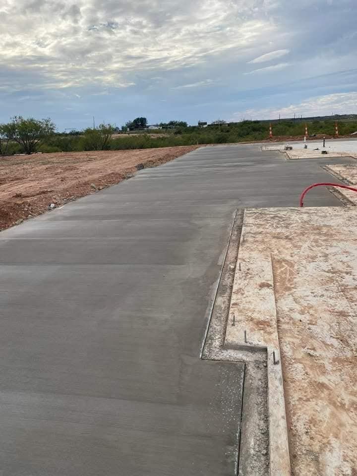 Concrete foundation for Abilene, Texas project