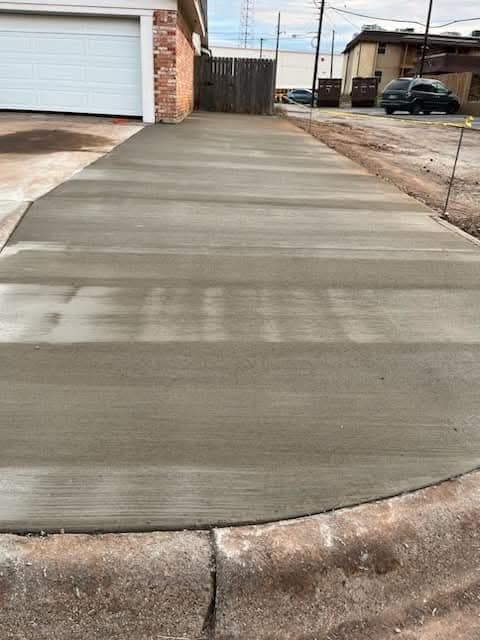 Concrete resurfacing project - Abilene, Texas