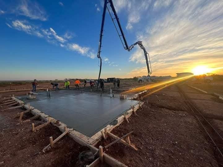 Concrete flooring project - Abilene, Texas