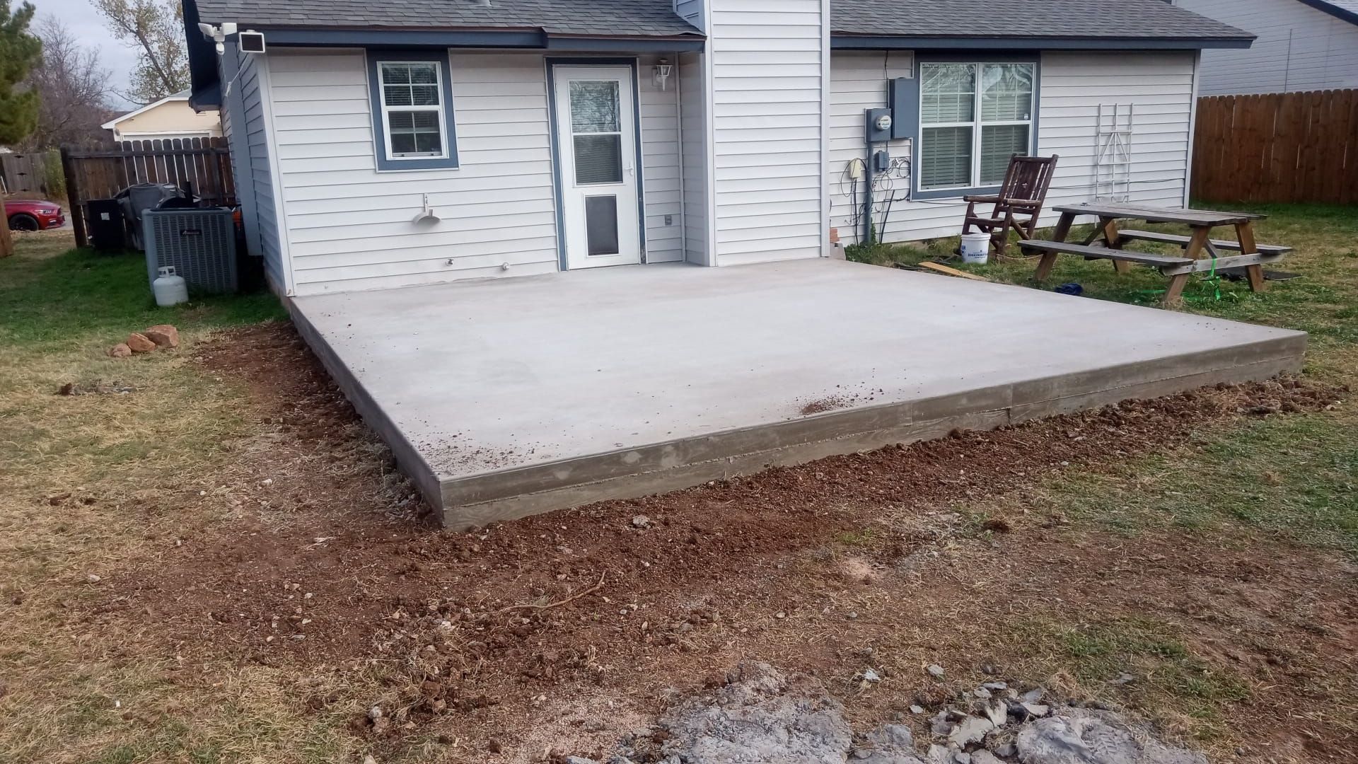 Concrete flooding - Abilene, Texas