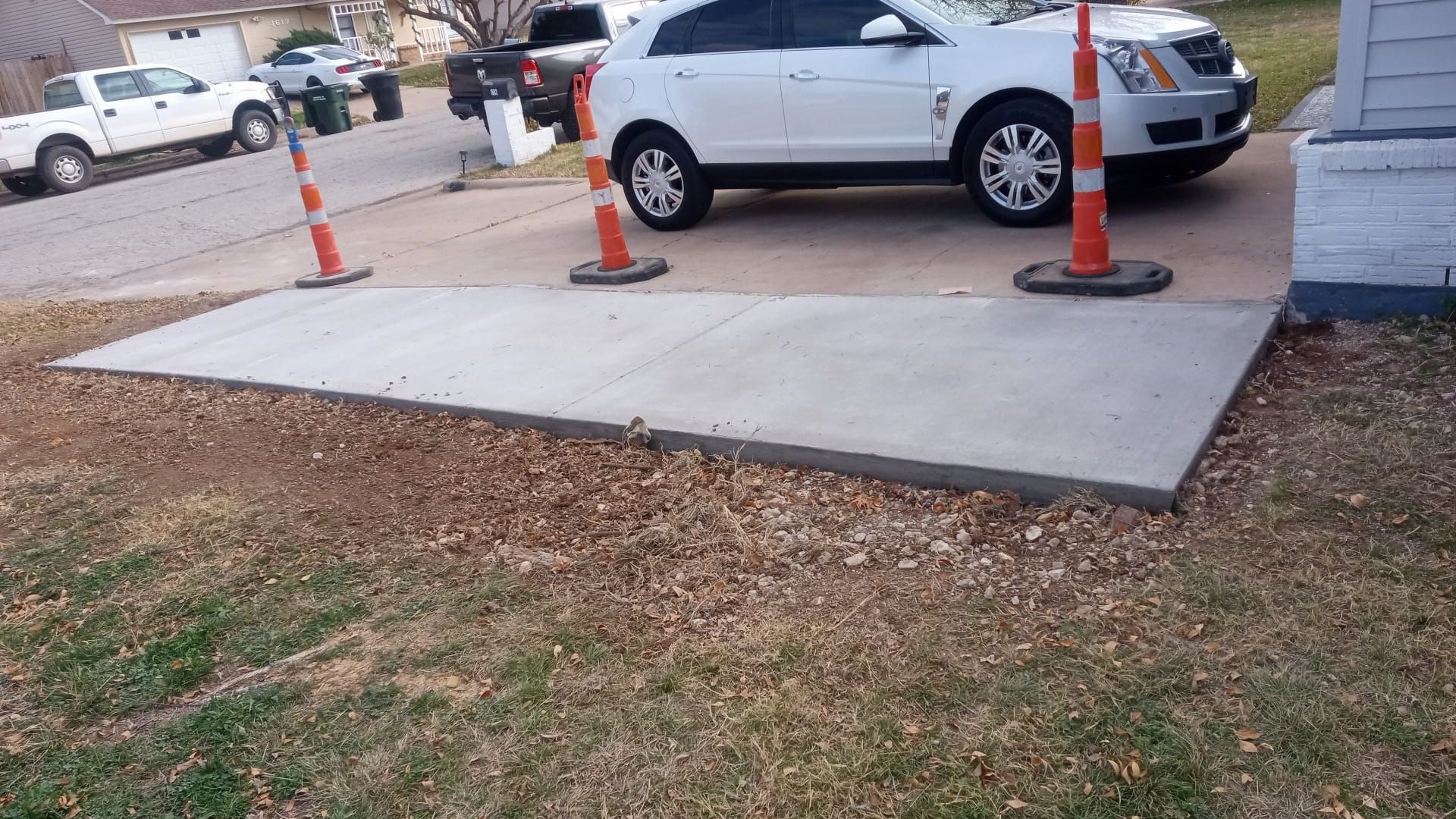Key City Concrete crew installed a concrete parking lot in Abilene, TX