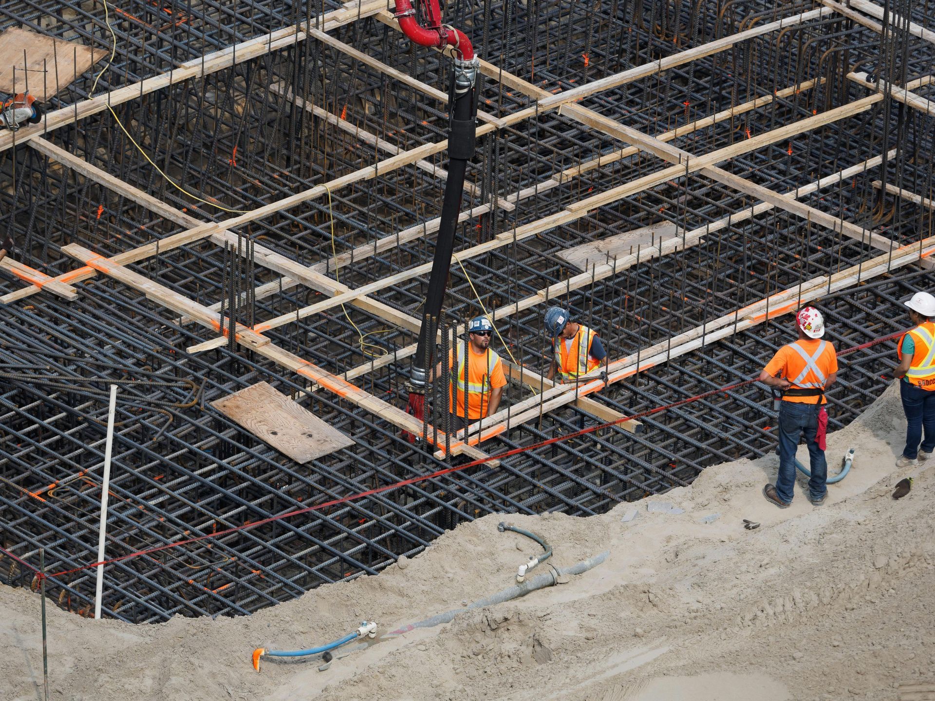 Structural foundation for concrete project - Abilene, Texas