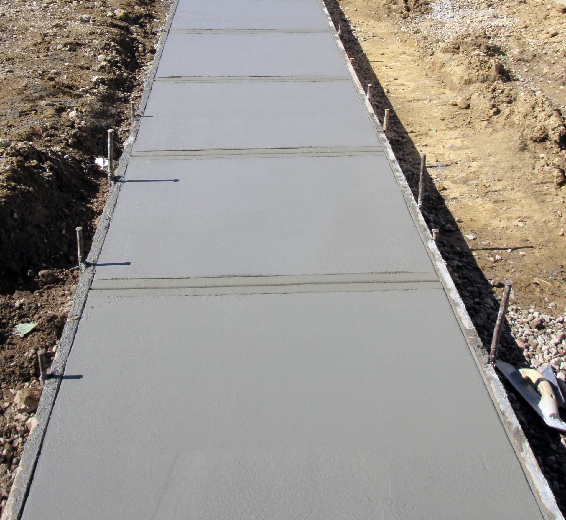 Concrete walkway - Abilene, Texas