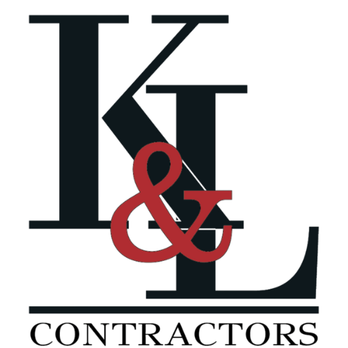 Logo for K&L Contractors: Black