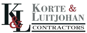 Logo for Korte & Luitjohan Contractors, with 